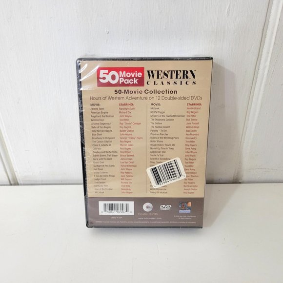 Western Classics DVD 50 Movie Pack NIP - Picture 2 of 4